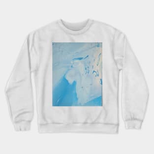 Various Blues dirty pour Crewneck Sweatshirt